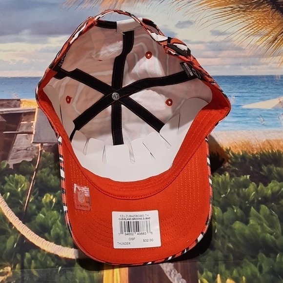 Cleveland Browns Adjustable Hat Cap‎ Zubaz 47 Brand NWT - Picture 5 of 8